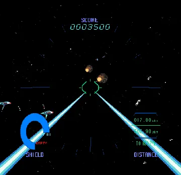 Starblade screen shot game playing